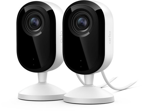 Arlo Essential3 HD beveiligingscamera voor binnen, 2-Cam van Merkloos