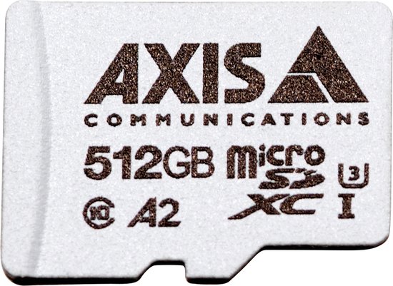 Axis 02365-001 flashgeheugen 512 GB MicroSDXC Klasse 10 van Merkloos