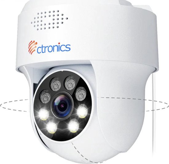 Bealive® Camera beveiliging - bluetooth - Wifi - App - 4x zoom - 355 graden draaibaar - Ingebouwde microfoon en luidspreker - Dag en nacht zicht Baby camera - Kinderen camera - Honden camera van Bealive®