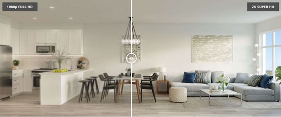 Beaumar ® Nivian ipc I5 wifi huisdiercamera - hondencamera - 2K video - 3 megapixel -beveiligingscamera - camera beveiliging - Ip camera - 3 jaar garantie - camera beveiliging draadloos wifi van Beaumar