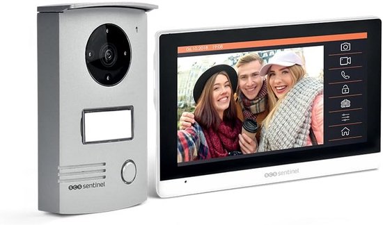 Bedrade Video Deurintercom met 7 Inch Touchscreen en Nachtzicht van Merkloos
