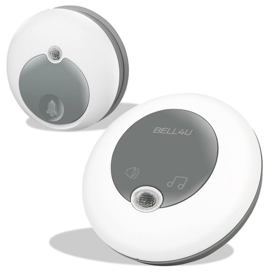 Bell4U Draadloze Deurbel Set – Zonder Batterijen – Inclusief 1 Ontvanger – IP55 Waterdicht