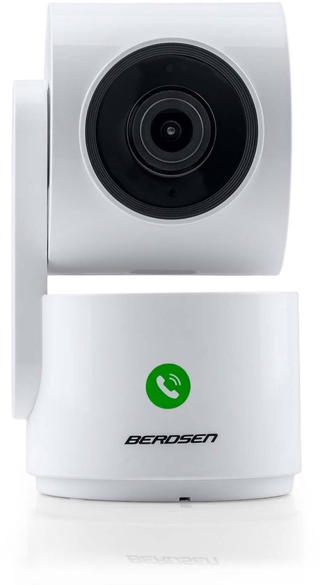 Berdsen BD-942 - Beveiligingscamera - WiFi - 3MP - Elektronische Babyfoon - Wit