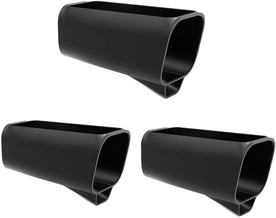 Beschermhoes - 3 Stuks - Siliconenhoes - Siliconen - Weerbestendige siliconen behuizing - Zacht - Beschermhoes voor bewakingscamera's - Waterdicht - Geschikt Voor Eufy S3 Pro-Camera's - Voor zowel binnen- als buitengebruik - 14.5*8.8*6.5cm - Zwart van Eufy