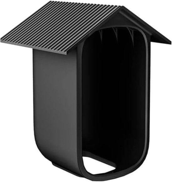 Beschermingshoes voor bewakingscamera - Siliconen beschermhoes - Regen- en stofbestendig - Volledig stof-, kras- en vlekbestendig - Geschikt voor de Eufy 2C draadloze beveiligingscamera voor buiten (camera niet inbegrepen) - Set van 2 (zwart)