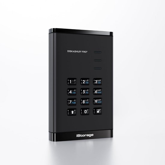 Beveiligde Draagbare Externe Harde Schijf met Hardware-encryptie en Pin-toegang IP56 van Merkloos