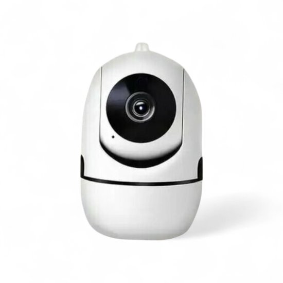 Beveiligingscamera - 360 graden rotatie - 1080P HD - Bewegingsdetectie - Tweerichtingsaudio - Tuya app bediening - Google Home integratie - Wit van Merkloos