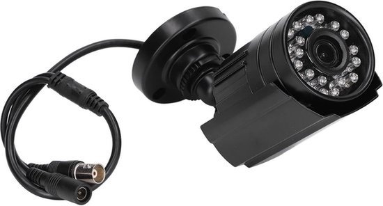 Beveiligingscamera Analoog - CCTV Camera - Buiten Binnen - Nachtzicht Infrarood - 3.6mm Lens van Merkloos