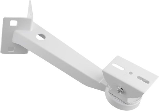 Beveiligingscamera Beugel - Muurbevestiging Camera - Buiten Toezicht - Verstelbare Hoek - 30 x 8 x 8 cm - Wit