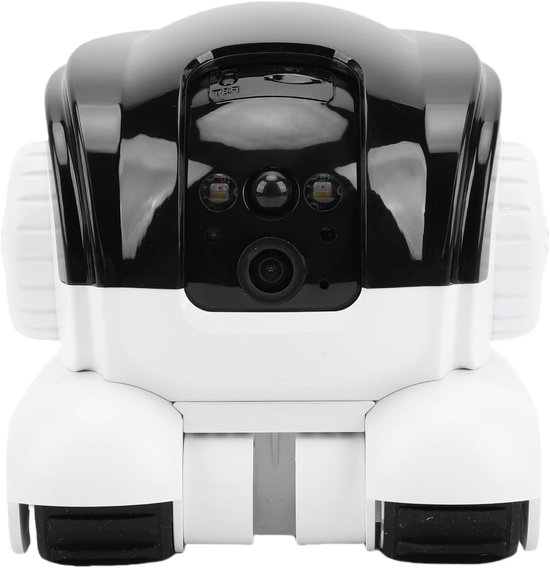 Beveiligingscamera - Beweegbare camera - Huisdier monitoring - Automatische huisdiertracking - 360° dekking - Wit