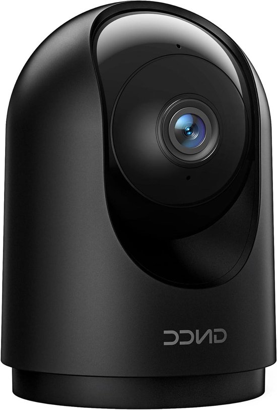 Beveiligingscamera Binnen - IP Camera Wifi - Huis Bewaken - 360 Graden Dekking - 2K Resolutie - Zwart