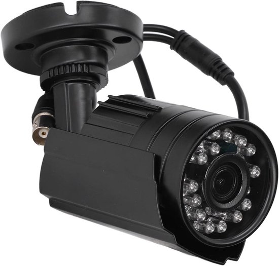 Beveiligingscamera Buiten - Analoge Camera - Huis Bewaken - Infrarood Nachtzicht - 1080P HD - Zwart