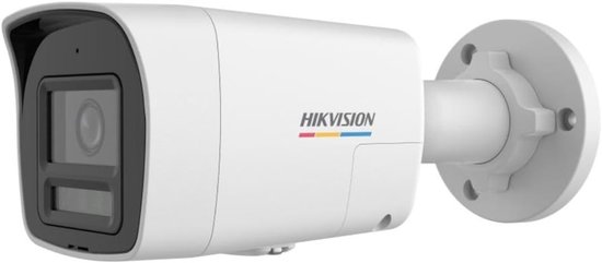 Beveiligingscamera Buiten - IP Camera - Huis Beveiligen - Kleurbeeld 24/7 - 4MP 2.8mm Lens - Wit van Merkloos