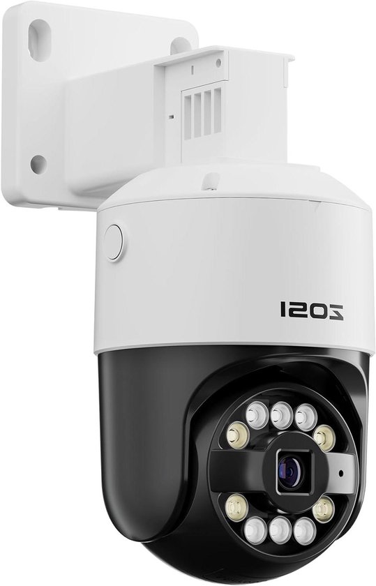 Beveiligingscamera Buiten - IP Camera - Woning Beveiligen - AI Persoon Detectie - 4K Resolutie - Wit van Merkloos