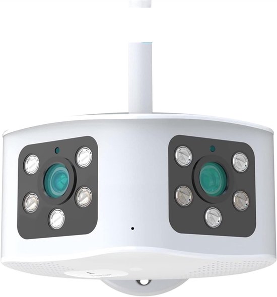 Beveiligingscamera Buiten - Panoramische Camera Dome Camera - Huis Beveiligen - 180 Graden Kijkhoek - 6MP - Universeel