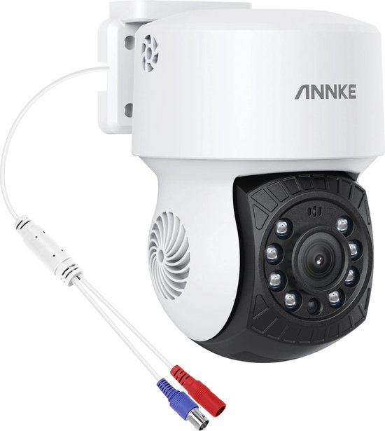 Beveiligingscamera - Camera - Camerabewaking - 30m Nachtzicht - 3.6mm Lens - IP65 Weerbestendige Camera Voor Gebruik Buitenshuis - Wit van Fisheye.