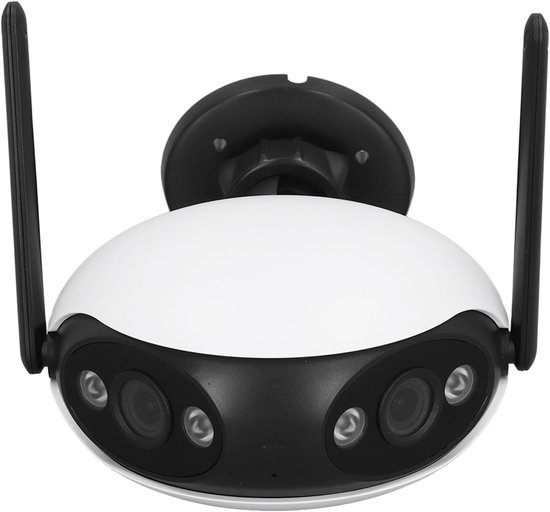 Beveiligingscamera - CCTV Camera - Huisbewaking Binnen Buiten - 180 Graden Panoramisch Dubbele Lens