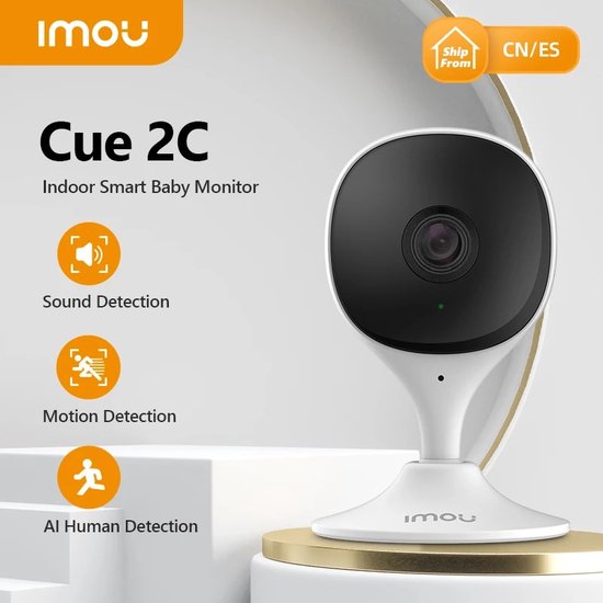 Beveiligingscamera-Dahua Imou Cue 2c 1080P Beveiliging Action Indoor Camera Babyfoon Nachtzicht Apparaat Video Mini Surveillance Wifi Ip camera van Dahua