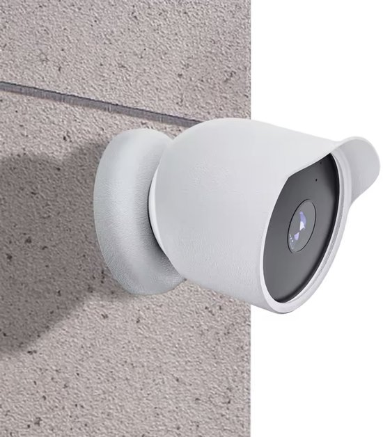 Beveiligingscamera Hoes - Wit - Google nest camera - Google nest - beschermhoes - anti regen - helder zichtvideo beschermer - video hoes- video cover van Google