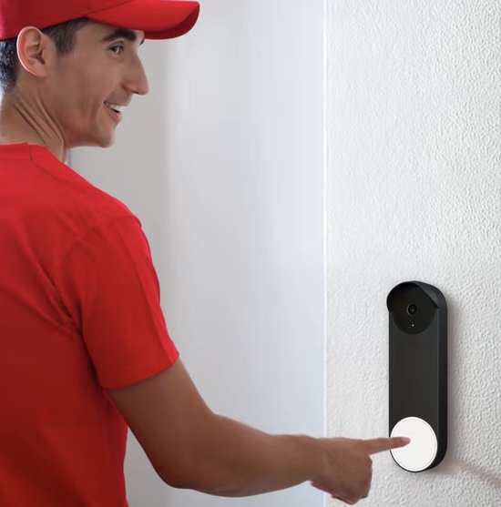 Beveiligingscamera Hoes - Zwart - Google nest video deurbel batterij - Google nest - beschermhoes - anti regen - helder zichtvideodeurbel beschermer - videodeurbel hoes- videodeurbel cover - videodeurbel bescherming - van Muvit.