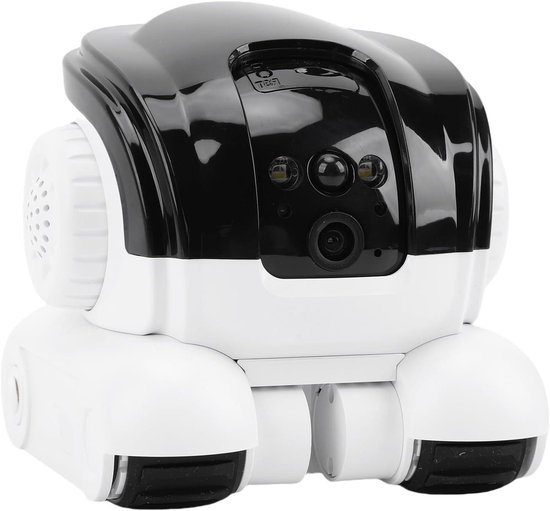 Beveiligingscamera - Robot Camera - Huisdier Monitoring - Automatische Tracking - 5200 mAh Batterij - Wit