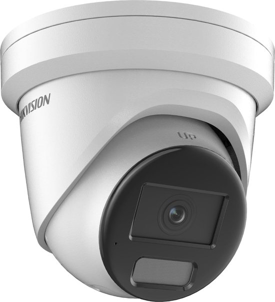 Beveiligingscamera - Turret Camera - Duidelijk Zicht - Kleurbeeld 's nachts - 30 Meter - Wit van Merkloos