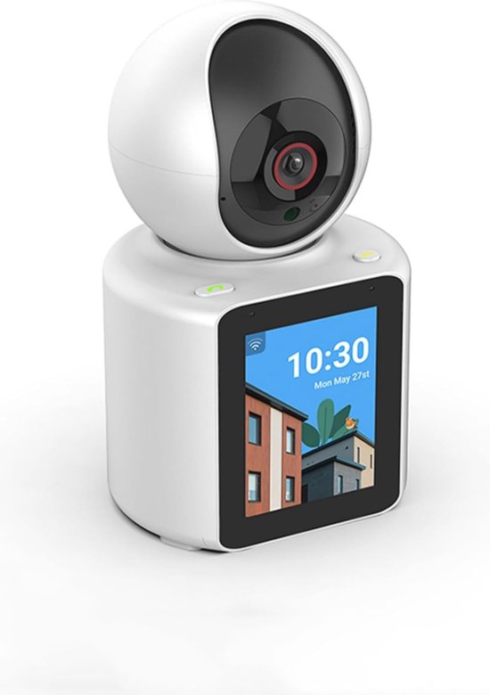 Beveiligingscamera WiFi 1080P HD met 360° Beweging- en Geluidsdetectie en Nachtzicht - Slimme Camera voor Huisdieren, Kinderen en Ouderen van $