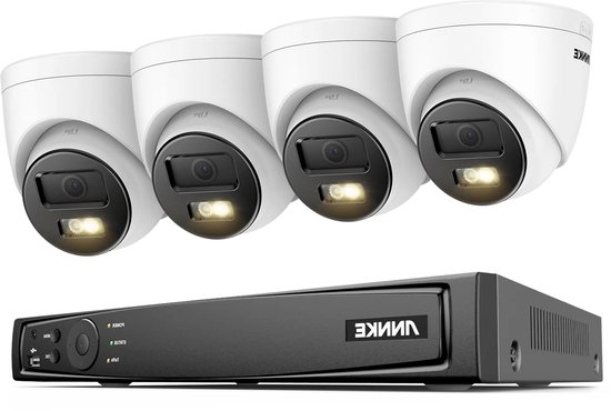 Beveiligingssysteem – IP Camera Systeem – CCTV Set – Camerabewaking – NVR Beveiliging – 12MP Ultra Hd Camera’s – 8-Kanaals NVR Met PoE