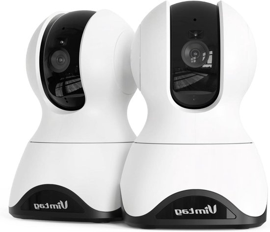 Bewakingscamera Binnen - Wifi Camera Beveiligingscamera - Huis Beveiligen - Menselijke Detectie - 4 MP - Wit