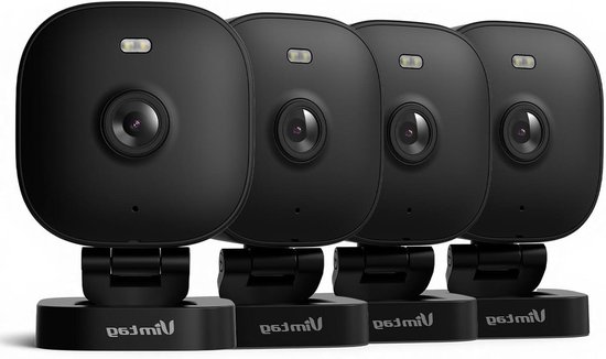 Bewakingscamera Buiten - Wifi Camera Buiten - Huis Beveiligen - Nachtkleur Zicht - 4 MP - Zwart