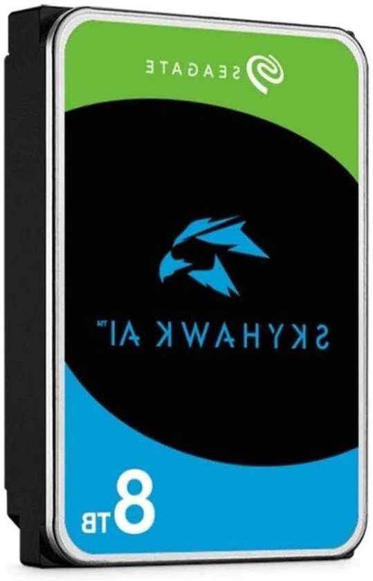 Bewakingscamera Harde Schijf - Surveillance HDD - 24/7 Opnemen - Geoptimaliseerd voor AI - 8 TB - Zwart