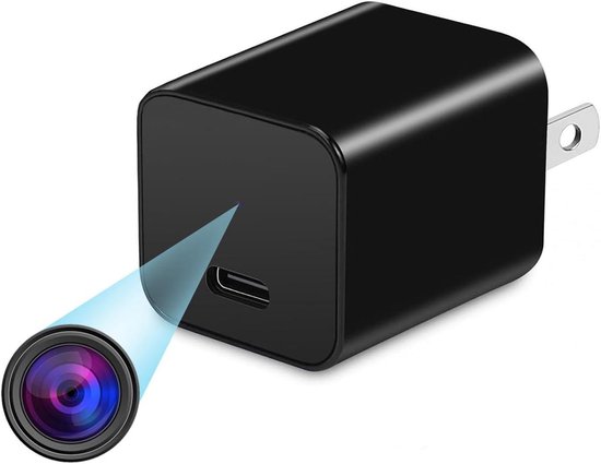 Bewakingscamera - Mini camera - Thuis beveiliging - Geen wifi nodig - 53 cm - Zwart