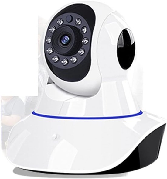 Binnencamera WiFi - Thuis camera - Huisdier en baby - 360 Graden rotatie - 1080P HD - Wit