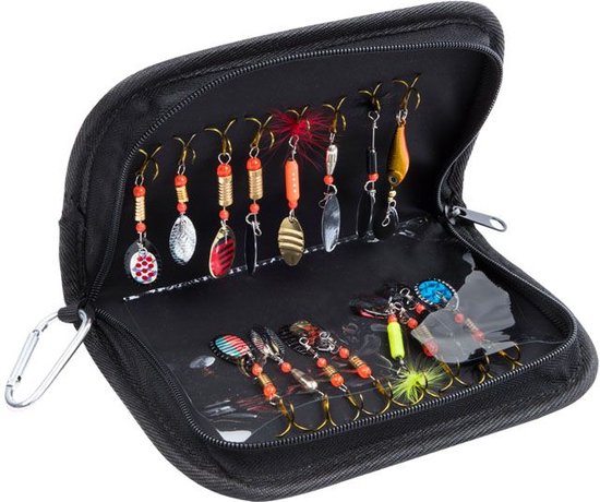 blinkerset met tas - 16 verschillende blinkers - Vis accessoires van Blink