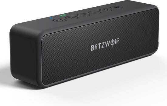 BlitzWolf® BW-WA4 30W Soundbar - Draadloze Luidspreker - Draagbare Bluetooth Speaker - Dubbele Stuurprogramma's Bas - TWS Stereo - IPX6 Waterdichte - TF-kaart - AUX Buitenluidspreker - Zwart van BlitzWolf