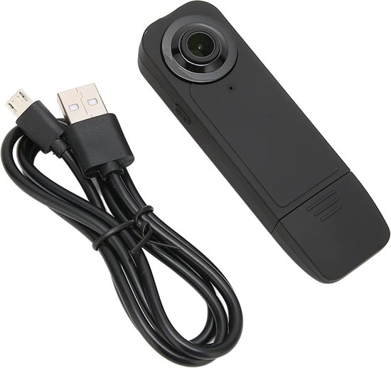 Body cam - Mini Body-videorecorder - 1080P HD Draagbare Verborgen Camera's - Op Het Lichaam Gemonteerde Videocamera met Automatische Opname - Draagbare Politie-actiecamera - 1000mAh-batterij - voor Thuis, Buiten van Bralon