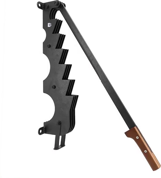 Boloning® Houtklover - Wandklover - Inclusief Montageschroeven - Wandsplijter - Houtsplijter - Houtklover Voor Aanmaakhout - Houtkliever - Hout Klover - Houtklover Muur - Kloofmachine - Kloofwig - Splijtwig - Houtklover Manueel van Boloning®