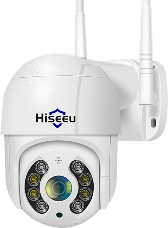 Bolture Buiten Camera Met Nachtzicht - Buitencamera Wifi Met App - IP Camera - Beveiligingscamera - Draadloos - 2MP - 64GB SD Kaart van Merkloos