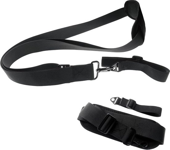 Bosmaaier Harnas - Verstelbaar - Duurzaam - Draagharnas - Nylon Riemaccessoire - Universeel - Harnas - Schouder Riemen - Harnas - Accessoires Voor Grasmaaiers - Weed Eater Strap - Zwart - Voor Bosmaaier Gras Trimmer van Bosma