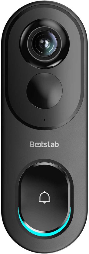 Botslab R810 32gb 5MP oplaadbare video deurbel met intercom - 5MP panorama camera - 180 graden kijkhoek - Tot 256gb en Cloud opslag - Oplaadbaar tot 150 dagen gebruik - 5200mAh batterij - Radardetectie - Botslab video deurbel App met meldingen van Botslab