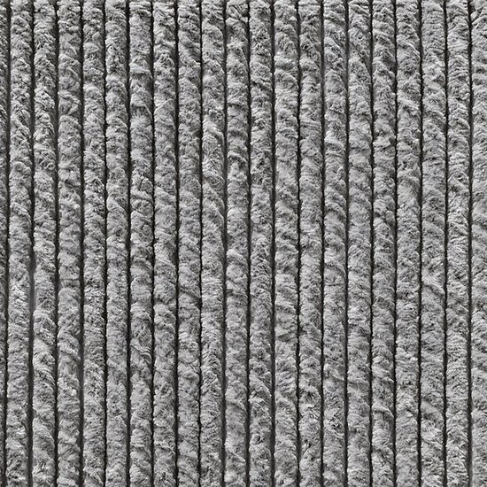 Brixy Vliegengordijn - Kattenstaart - 90x220cm - 4cm Dikke Strengen - Grijs van Merkloos