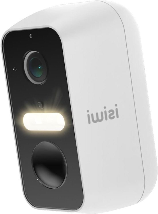 Buiten Camera - Draadloze Beveiliging - Huis Bewaken - 24/7 Kleurenweergave - 5 MP - Wit