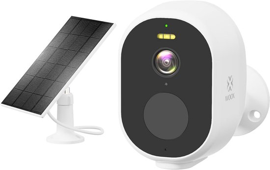 Buitencamera Draadloos - Wifi Camera - Huis Beveiligen - Zonne-energie Accu - 2.5K Resolutie - Wit