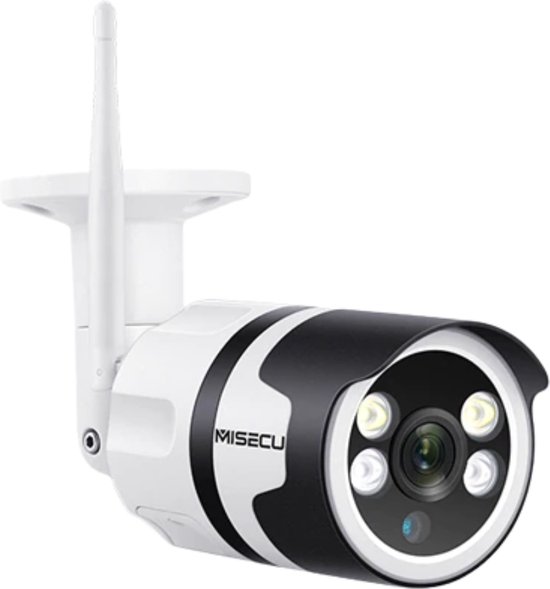 Buitencamera Wifi Met App - Draadloos - Bewakingscamera - Camera In Huis - Bewegingsdetectie - 64GB van Merkloos