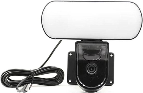 Buitenlamp Camera - Wandlamp Beveiliging - Huisbewaking - Slimme Detectie - IP65 Waterdicht - Zwart