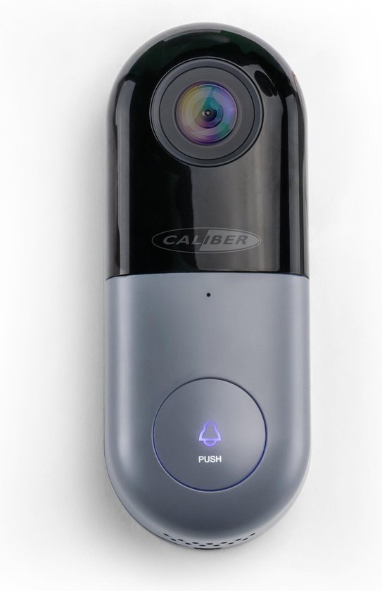 Caliber HWC502 - Slimme deurbel met 1080hd camera - Zwart grijs