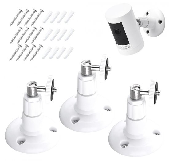 Camera Bevestiging - 360° graden verstelbaar - Wandmontage - stick-up-houder - ring van Ring