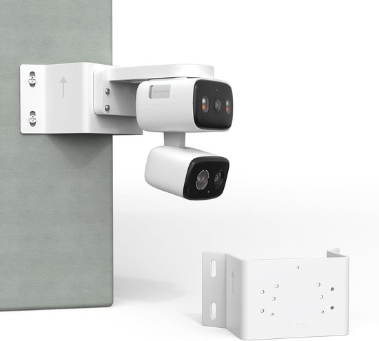 Camera Hoekbeugel - Bevestiging Beveiliging - Veilige Montage - 90 Graden Hoek - Wit