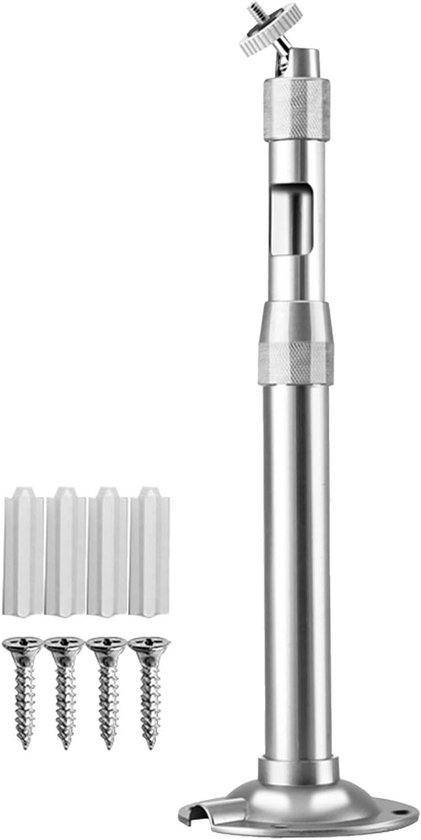 Camera Houder - Plafondbeugel Monitor - Beveiliging Monteren - Verstelbare Hoogte Hoek - 40 tot 80 cm - Zwart