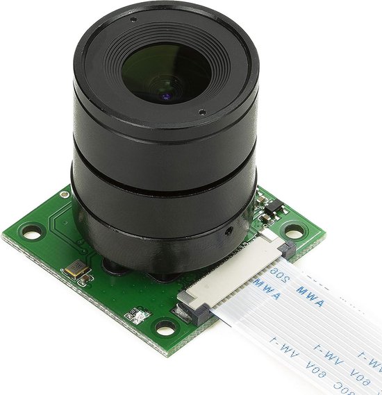 Camera Module - Webcam Raspberry Pi - Beeldopnames Maken - Vaste Focus Lens - 5 Megapixels - CS Mount